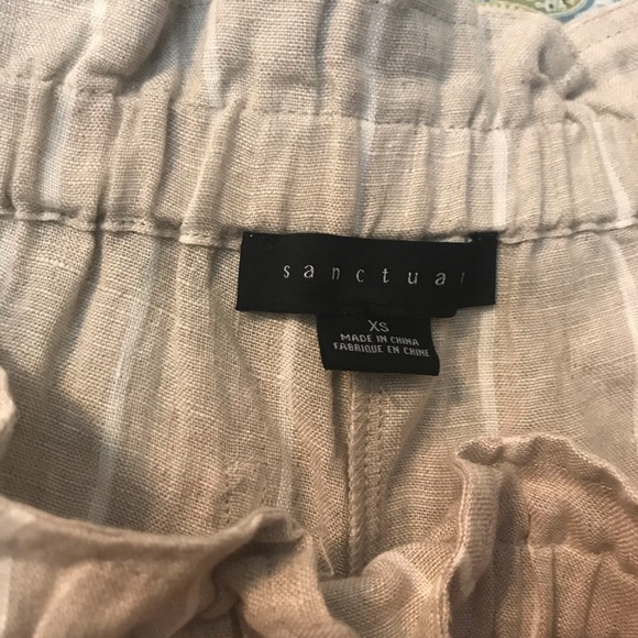 NWT Anthropologie Sanctuary Ava Linen Shorts - Picture 5 of 9